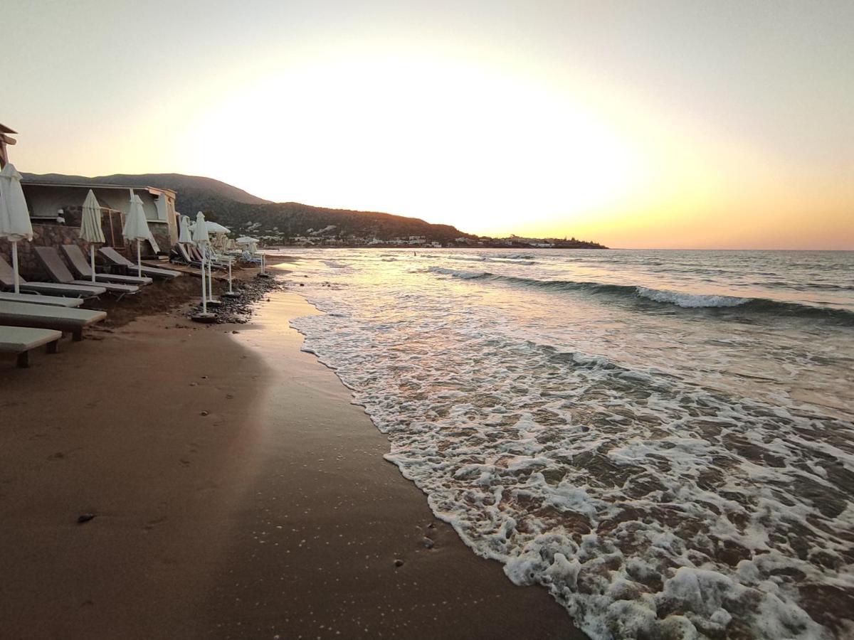 Dedalos N3 Sea View Apartment-30 Metres From The Beach Stalida 외부 사진