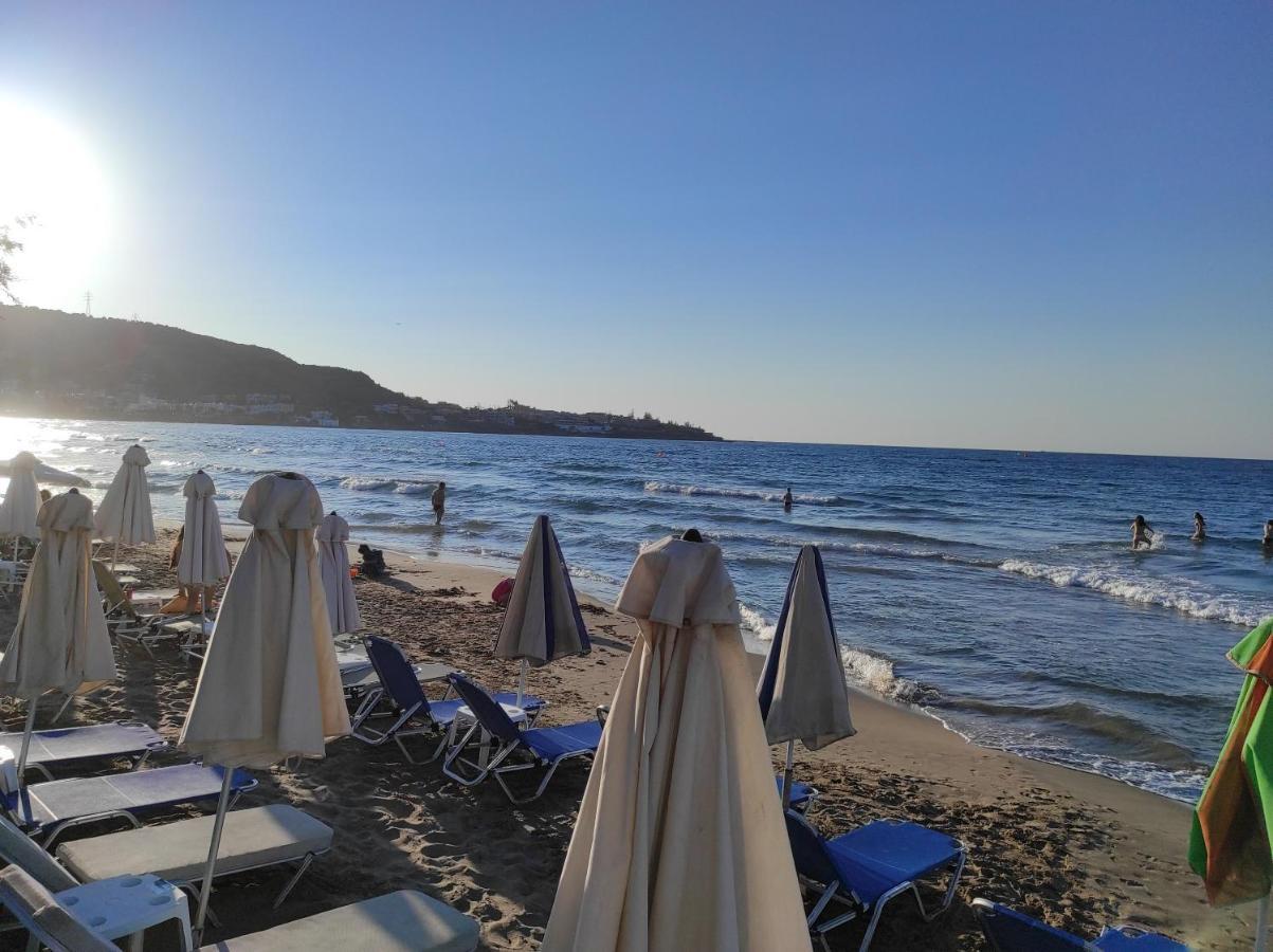 Dedalos N3 Sea View Apartment-30 Metres From The Beach Stalida 외부 사진